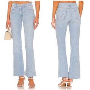 MOTHER The Weekender Fray Jeans mentally elsewhere denim jeans